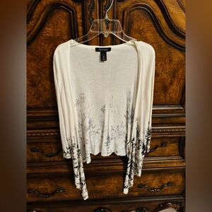 White House Black Market Cascaded Cover-up. Size S. Great Condition.